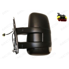 Retrovisore sinistro Man. Convesso Braccio Corto C/Angolo Morto, Freccia (W16W) e Sonda 4PINS 334676