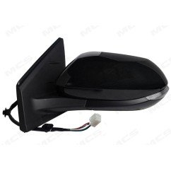 Retrovisore sinistro Elett. Convesso Termico Verniciabile Ribaltabile C/Freccia Led e Side (9 Pin) per Toyota Yaris 334750 -