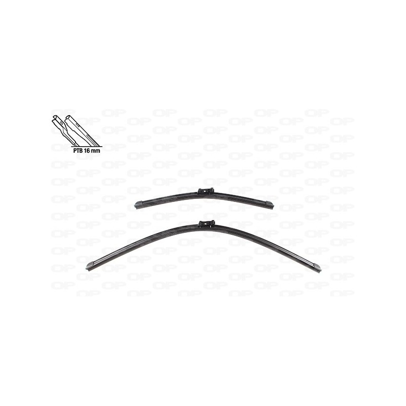 Coppia Spazzole Twin Perfect per Citroen C5 Aircross e Ds Automobiles DS7 Crossback / DS7 e altri modelli WBT9009.00