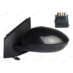 Retrovisore sinistro Elett. Convesso Termico C/Pr (5 Pins) Dacia anche per Dacia Jogger e Sandero Stepway 334919 - 30-334919