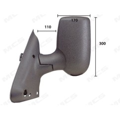 Retrovisore 30930 Man.destro Ford Transit 2000 335030930 - 30-335030930 - 30-335030930