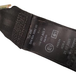 Cintura di sicurezza Posteriore Sx VOLKSWAGEN Golf 5 Berlina dal 03 al 08 - 1K6857805ABRAA - 3328028