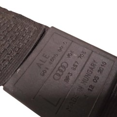 Cintura di Sicurezza Anteriore Sinistra AUDI A3 Serie 8P1 dal 08 al 12 - 8P3857705DV04 - 3332249