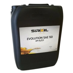 Siroil Evolution SAE 50 | Olio Motore Minerale Unigrado (Tanica 20L) | 14420 - 27O-14420 - 27O-14420