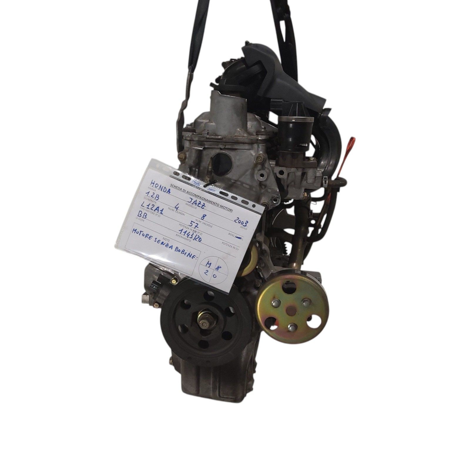 Motore Completo HONDA Jazz Serie dal 02 al 08