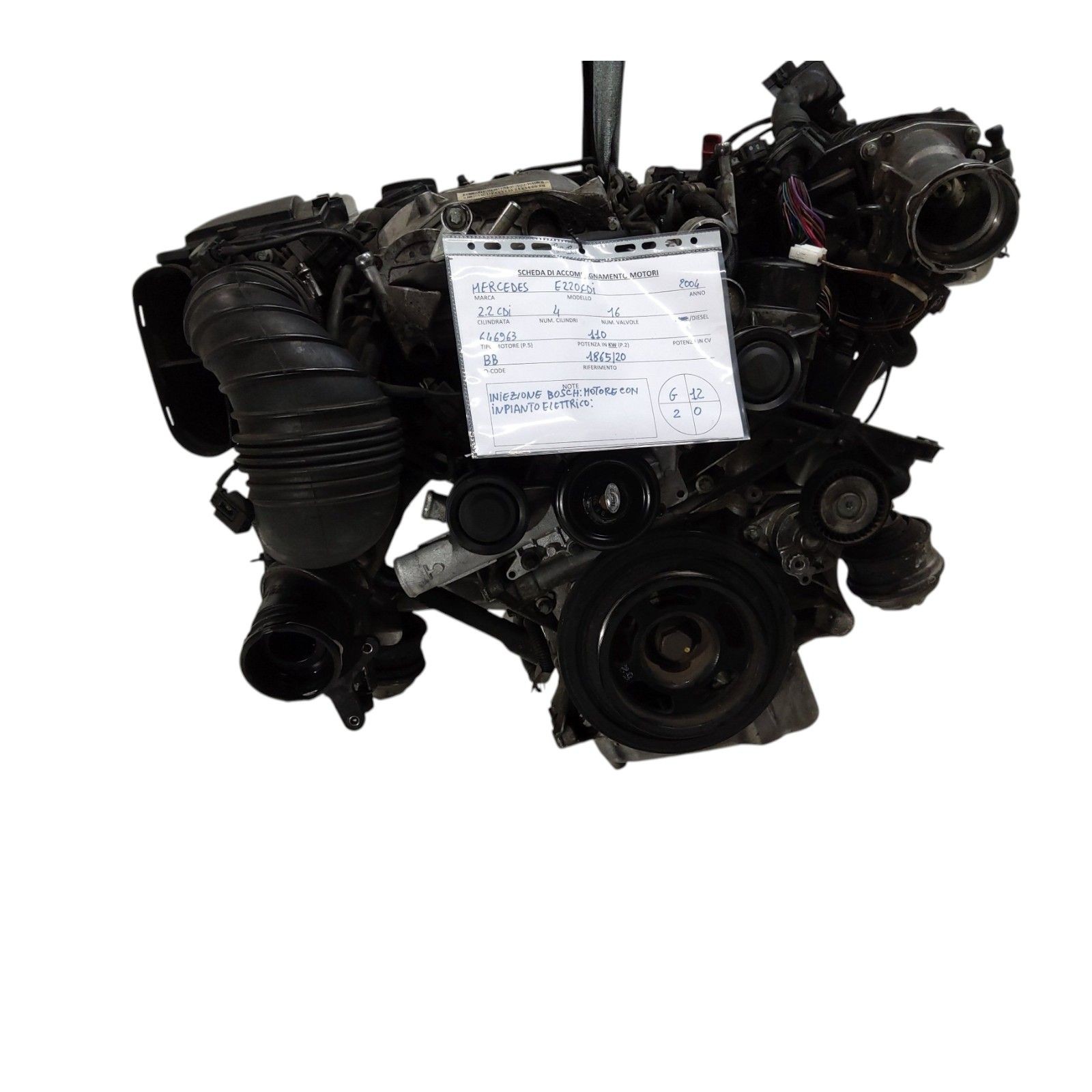 Motore Completo MERCEDES Classe C S. Wagon W203 2° Serie
